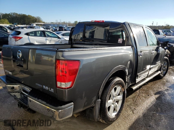2008 Nissan Titan SE with VIN 1N6BA07D88N346095, listed as a Copart auction lot 81710484 with 90,568 mi miles and Salvage Title. Bid and sale history available at carsss.com. Image 3.