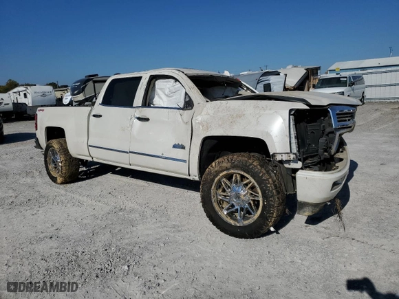 2015 Chevrolet Silverado 1500 High Country with VIN 3GCUKTEC7FG134945, listed as a Copart auction lot 77397654 with 0 mi miles and Salvage Title. Bid and sale history available at carsss.com. Image 4.