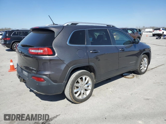 2014 Jeep Cherokee Limited with VIN 1C4PJLDS5EW212504, listed as a Copart auction lot 50762485 with 135,797 mi miles and Clean Title. Bid and sale history available at carsss.com. Image 3.