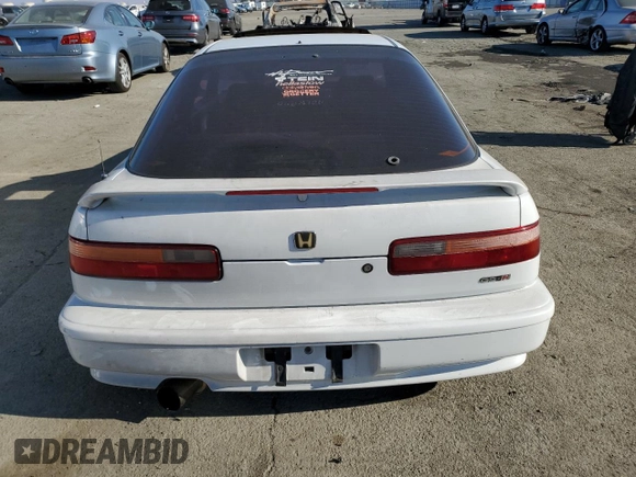 1992 Acura Integra with VIN JH4DA9357NS001599, listed as a Copart auction lot 83796424 with 188,218 mi miles and Salvage title. Bid and sale history available at DreamBid. Image 6.