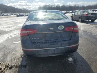 2014 Kia Cadenza Premium with VIN KNALN4D78E5124117, listed as a Copart auction lot 45187345 with 110,781 mi miles and Salvage Title. Bid and sale history available at carsss.com. Image 6.