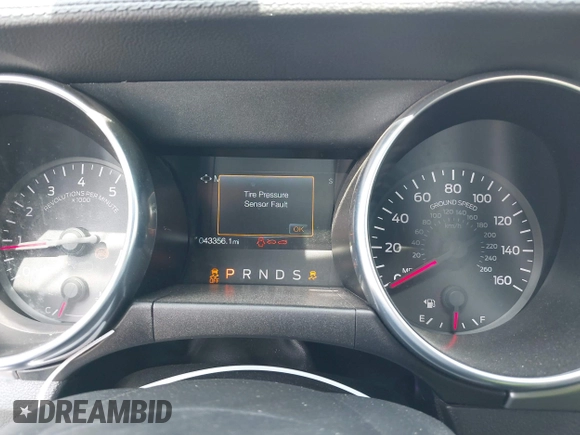 2022 Ford Mustang GT with VIN 1FA6P8CF4N5142081, listed as a IAAI auction lot 42057553 with 43,356 mi miles and . Bid and sale history available at DreamBid. Image 7.