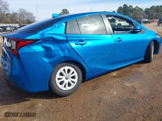 2022 Toyota Prius L Eco with VIN JTDKAMFU2N3187755, listed as a IAAI auction lot 41717916 with 51,015 mi miles. Bid and sale history available at carsss.com. Image 4.