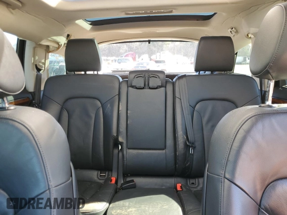 2015 Audi Q7 Premium Plus with VIN WA1LMAFE1FD019761, listed as a Copart auction lot 46845735 with 126,616 mi miles and Salvage title. Bid and sale history available at DreamBid. Image 10.