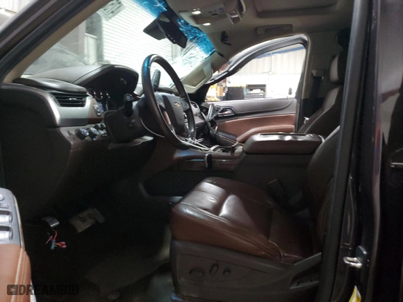 2015 Chevrolet Suburban LTZ with VIN 1GNSKKKC6FR689544, listed as a Copart auction lot 47524065 with 157,822 mi miles and Salvage Title. Bid and sale history available at carsss.com. Image 7.