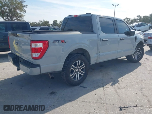 2023 Ford F-150 XL with VIN 1FTEW1C54PFB59130, listed as a IAAI auction lot 41072260 with 45,972 mi miles and . Bid and sale history available at DreamBid. Image 4.