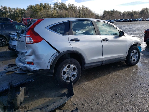 2016 Honda CR-V LX with VIN 5J6RM4H35GL008048, listed as a Copart auction lot 43735065 with 103,267 mi miles and Salvage Title. Bid and sale history available at carsss.com. Image 3.