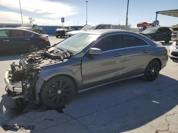 2017 Mercedes-Benz CLA with VIN WDDSJ4EB1HN400614, listed as a Copart auction lot 45378955 with 113,885 mi miles and Salvage Title. Bid and sale history available at carsss.com. Image 1.