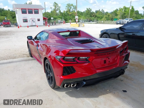2023 Chevrolet Corvette 2LT with VIN 1G1YB3D42P5104457, listed as a IAAI auction lot 39539767 with 23,669 mi miles. Bid and sale history available at carsss.com. Image 3.