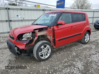 2011 Kia Soul + with VIN KNDJT2A29B7202031, listed as a Copart auction lot 51232755 with 106,497 mi miles and Salvage Title. Bid and sale history available at carsss.com. Image 1.