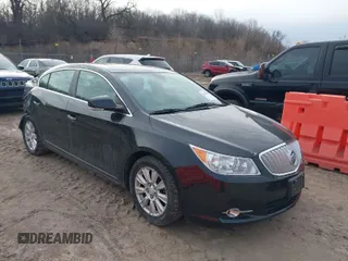 2012 Buick LaCrosse Leather with VIN 1G4GC5ER6CF366391, listed as a IAAI auction lot 41517191 with 142,622 mi miles. Bid and sale history available at carsss.com. Image 1.