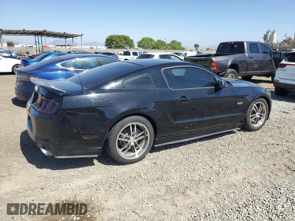 2013 Ford Mustang GT with VIN 1ZVBP8CF0D5224264, listed as a Copart auction lot 57143505 with 116,804 mi miles and Clean Title. Bid and sale history available at DreamBid. Image 3.