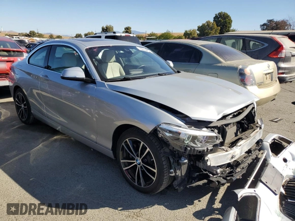 2020 BMW 2 Series 230i with VIN WBA2J1C06L7E97171, listed as a Copart auction lot 70030813 with 18,042 mi miles. Bid and sale history available at carsss.com. Image 4.