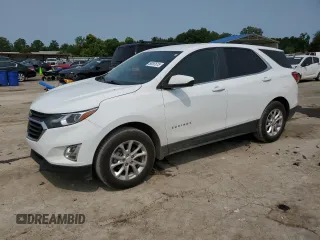 2021 Chevrolet Equinox LT with VIN 2GNAXTEV7M6141416, listed as a Copart auction lot 59267615 with 46,465 mi miles and Salvage title. Bid and sale history available at DreamBid. Image 1.