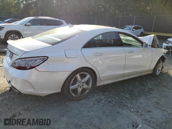 2015 Mercedes-Benz CLS-Class CLS 400 with VIN WDDLJ6HB1FA133541, listed as a Copart auction lot 73383294 with 0 mi miles and Salvage Title. Bid and sale history available at carsss.com. Image 3.