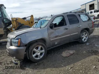 2014 Chevrolet Tahoe LTZ z VIN 1GNSCCE01ER150008, wystawiony jako Copart lot #46424715 z przebiegiem Nie podano mil oraz Szkoda całkowita • Salvage title. Historia ofert i sprzedaży dostępna na DreamBid. Obrazek 1.