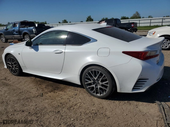 2015 Lexus RC 350 with VIN JTHHE5BC0F5004438, listed as a Copart auction lot 72926044 with 85,969 mi miles and Salvage Title. Bid and sale history available at carsss.com. Image 2.