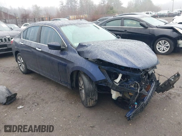 2013 Honda Accord LX z VIN 1HGCR2F36DA170820, wystawiony jako IAAI lot #41054702 z przebiegiem 93 700 mil mil oraz . Historia ofert i sprzedaży dostępna na DreamBid. Obrazek 1.