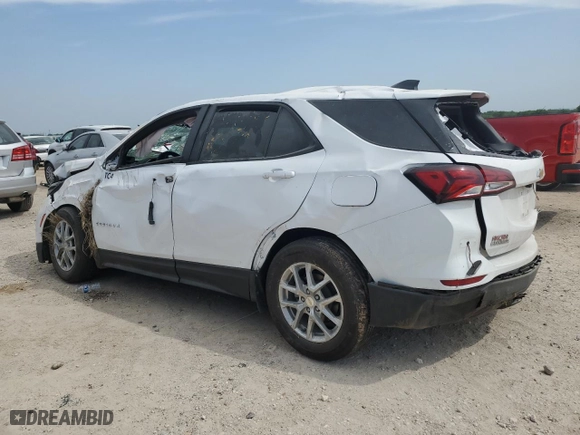 2024 Chevrolet Equinox LS with VIN 3GNAXHEG7RL309430, listed as a Copart auction lot 51530905 with 12,078 mi miles and Salvage Title. Bid and sale history available at carsss.com. Image 2.