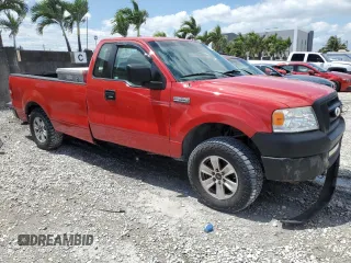 2007 Ford F-150 XL with VIN 1FTRF12277NA34766, listed as a Copart auction lot 51137965 with 161,434 mi miles and Salvage Title. Bid and sale history available at carsss.com. Image 4.