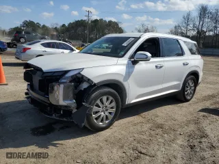 2025 Hyundai Palisade SEL with VIN KM8R24GE6SU821721, listed as a Copart auction lot 44049075 with 9,351 mi miles and Salvage Title. Bid and sale history available at carsss.com. Image 1.