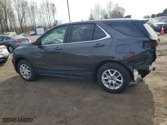 2023 Chevrolet Equinox LT with VIN 3GNAXTEG7PS112781, listed as a Copart auction lot 54588545 with 11,985 mi miles and Salvage Title. Bid and sale history available at carsss.com. Image 2.