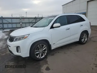 2014 Kia Sorento SX Limited with VIN 5XYKWDA79EG451665, listed as a Copart auction lot 45566955 with 116,993 mi miles and Salvage Title. Bid and sale history available at DreamBid. Image 1.