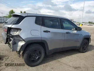 2018 Jeep Compass Sport with VIN 3C4NJCAB5JT272312, listed as a Copart auction lot 56700395 with 131,693 mi miles and Salvage title. Bid and sale history available at DreamBid. Image 3.