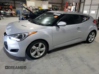 2015 Hyundai Veloster with VIN KMHTC6AD2FU244920, listed as a Copart auction lot 61326855 with 133,141 mi miles and Salvage title. Bid and sale history available at DreamBid. Image 1.