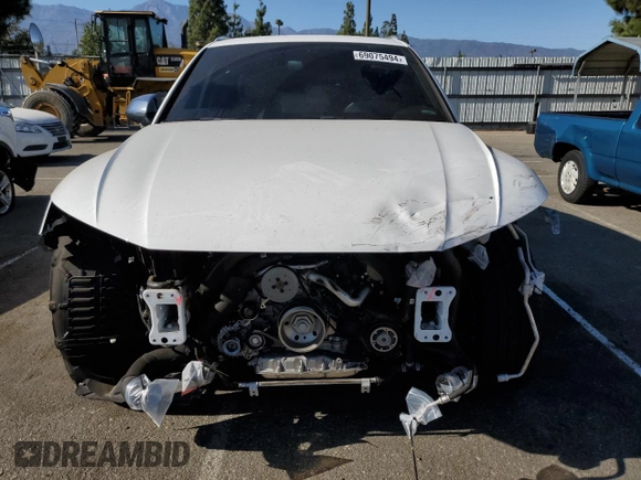 2022 Audi SQ5 Premium with VIN WA1A4AFYXN2028485, listed as a Copart auction lot 69075494 with 24,526 mi miles and Salvage Title. Bid and sale history available at DreamBid. Image 5.