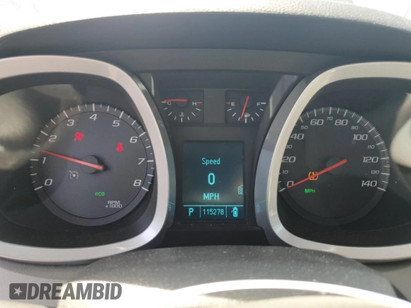 2011 Chevrolet Equinox LS with VIN 2GNALBEC0B1173915, listed as a Copart auction lot 50134825 with 115,278 mi miles and Clean Title. Bid and sale history available at carsss.com. Image 9.