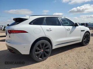 2019 Jaguar F-Pace S with VIN SADCM2FV2KA358900, listed as a Copart auction lot 55608875 with Not provided miles and Salvage title. Bid and sale history available at DreamBid. Image 3.
