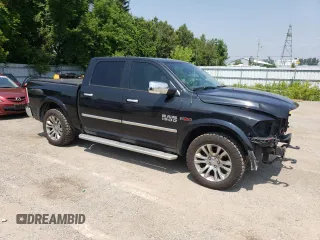 2015 Ram 1500 Laramie Longhorn with VIN 1C6RR7PM7FS712587, listed as a Copart auction lot 64601815 with 188,245 mi miles and Salvage title. Bid and sale history available at DreamBid. Image 4.
