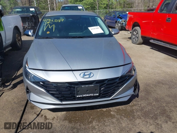 2023 Hyundai Elantra SEL with VIN 5NPLM4AG6PH091535, listed as a IAAI auction lot 41947089 with 28,577 mi miles and . Bid and sale history available at DreamBid. Image 13.