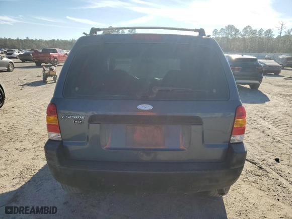 2001 Ford Escape XLT with VIN 1FMYU03171KB12159, listed as a Copart auction lot 87974165 with 0 mi miles and Salvage Title. Bid and sale history available at carsss.com. Image 6.