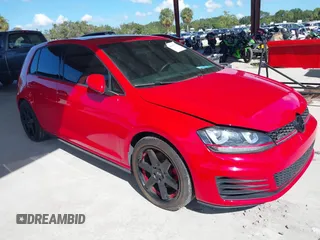 2016 Volkswagen Golf GTI SE with VIN 3VW4T7AU2GM059834, listed as a IAAI auction lot 40418271 with 78,891 mi miles. Bid and sale history available at carsss.com. Image 1.