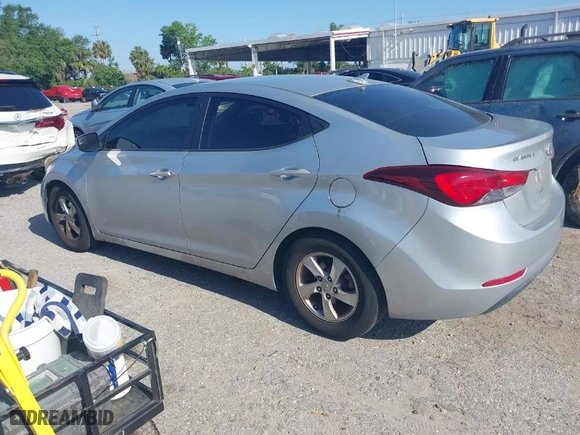 2014 Hyundai Elantra SE with VIN 5NPDH4AE0EH494107, listed as a IAAI auction lot 42019590 with 196,113 mi miles. Bid and sale history available at carsss.com. Image 1.