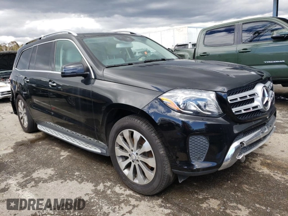 2017 Mercedes-Benz GLS with VIN 4JGDF6EE8HA809335, listed as a Copart auction lot 45687693 with 137,260 mi miles. Bid and sale history available at carsss.com. Image 4.