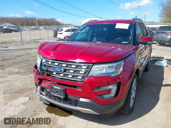 2016 Ford Explorer Limited with VIN 1FM5K8F83GGC15459, listed as a IAAI auction lot 41889025 with 164,174 mi miles. Bid and sale history available at carsss.com. Image 17.