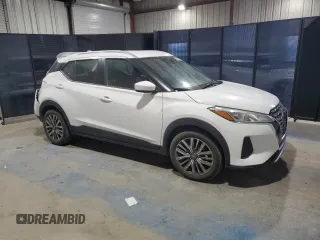 2024 Nissan Kicks SV with VIN 3N1CP5CV9RL549499, listed as a Copart auction lot 53754905 with 21,210 mi miles and Salvage Title. Bid and sale history available at carsss.com. Image 4.