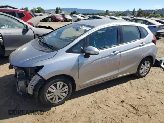 2017 Honda Fit LX with VIN JHMGK5H53HS018674, listed as a Copart auction lot 66220175 with 43,327 mi miles and Salvage title. Bid and sale history available at DreamBid. Image 1.