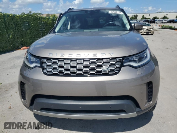 2023 Land Rover Discovery S with VIN SALRJ2EXXP2465558, listed as a Copart auction lot 62910124 with 0 mi miles and Salvage Title. Bid and sale history available at carsss.com. Image 5.