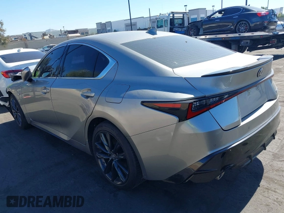 2022 Lexus IS 350 F Sport z VIN JTHGZ1B21N5049662, wystawiony jako IAAI lot #41621007 z przebiegiem 39 045 mil mil oraz . Historia ofert i sprzedaży dostępna na DreamBid. Obrazek 3.