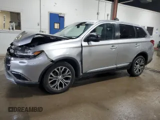 2018 Mitsubishi Outlander ES with VIN JA4AZ3A34JJ006152, listed as a Copart auction lot 58596085 with 126,117 mi miles and Salvage title. Bid and sale history available at DreamBid. Image 1.