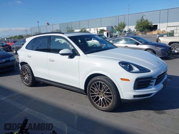 2023 Porsche Cayenne with VIN WP1AA2AY4PDA00778, listed as a IAAI auction lot 42598396 with 35,344 mi miles and . Bid and sale history available at DreamBid. Image 1.