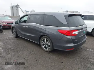 2019 Honda Odyssey Elite with VIN 5FNRL6H91KB048535, listed as a IAAI auction lot 40906579 with 37,322 mi miles and . Bid and sale history available at DreamBid. Image 3.