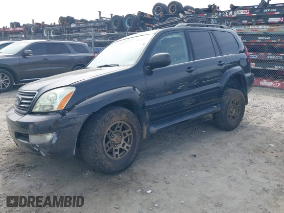 2006 Lexus GX with VIN JTJBT20X660116625, listed as a IAAI auction lot 41914742 with 264,000 mi miles. Bid and sale history available at carsss.com. Image 2.