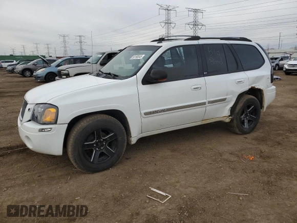 2004 GMC Envoy SLT with VIN 1GKDT13S442158660, listed as a Copart auction lot 50190045 with 0 mi miles and Salvage Title. Bid and sale history available at carsss.com. Image 1.