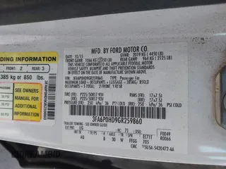 2016 Ford Fusion SE with VIN 3FA6P0HD9GR259860, listed as a IAAI auction lot 42777965 with 138,990 mi miles and . Bid and sale history available at DreamBid. Image 9.