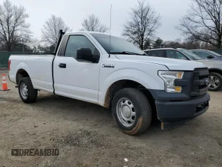 2017 Ford F-150 XL with VIN 1FTMF1C80HKC02618, listed as a Copart auction lot 45297865 with 88,188 mi miles and Salvage Title. Bid and sale history available at carsss.com. Image 4.